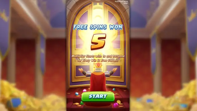 royal gems match Feature