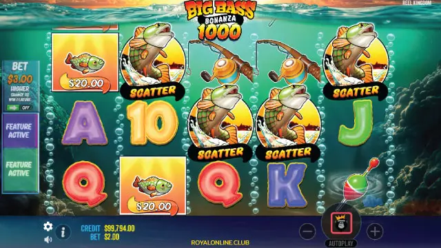  Big Bass Bonanza 1000 Feature